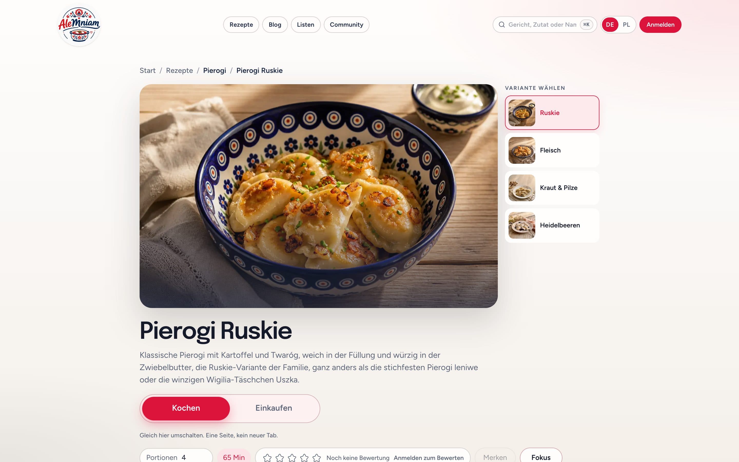 Pierogi Ruskie