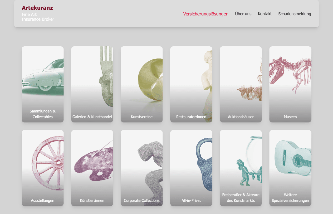 Versicherungslösungen Übersicht