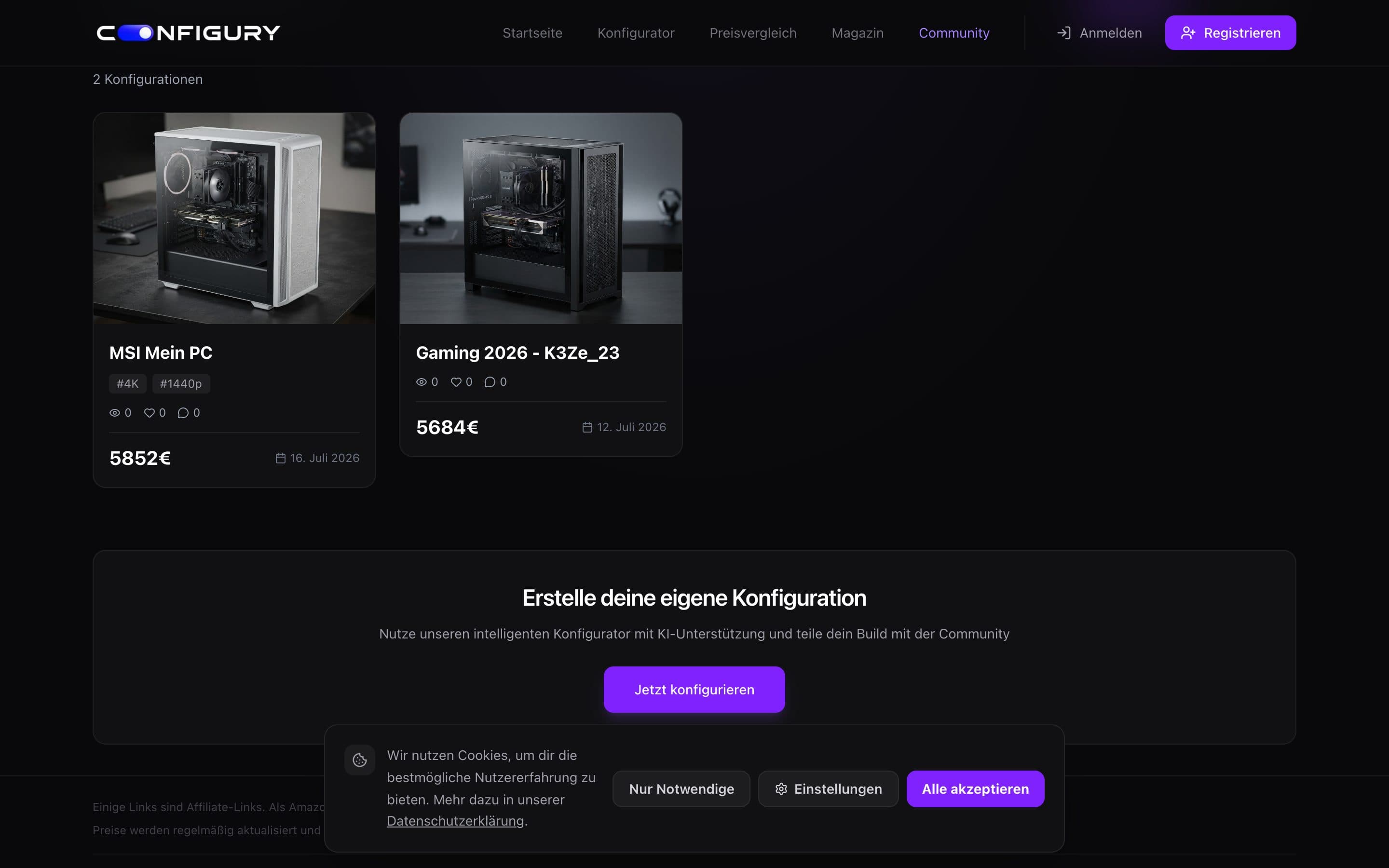 Community Builds