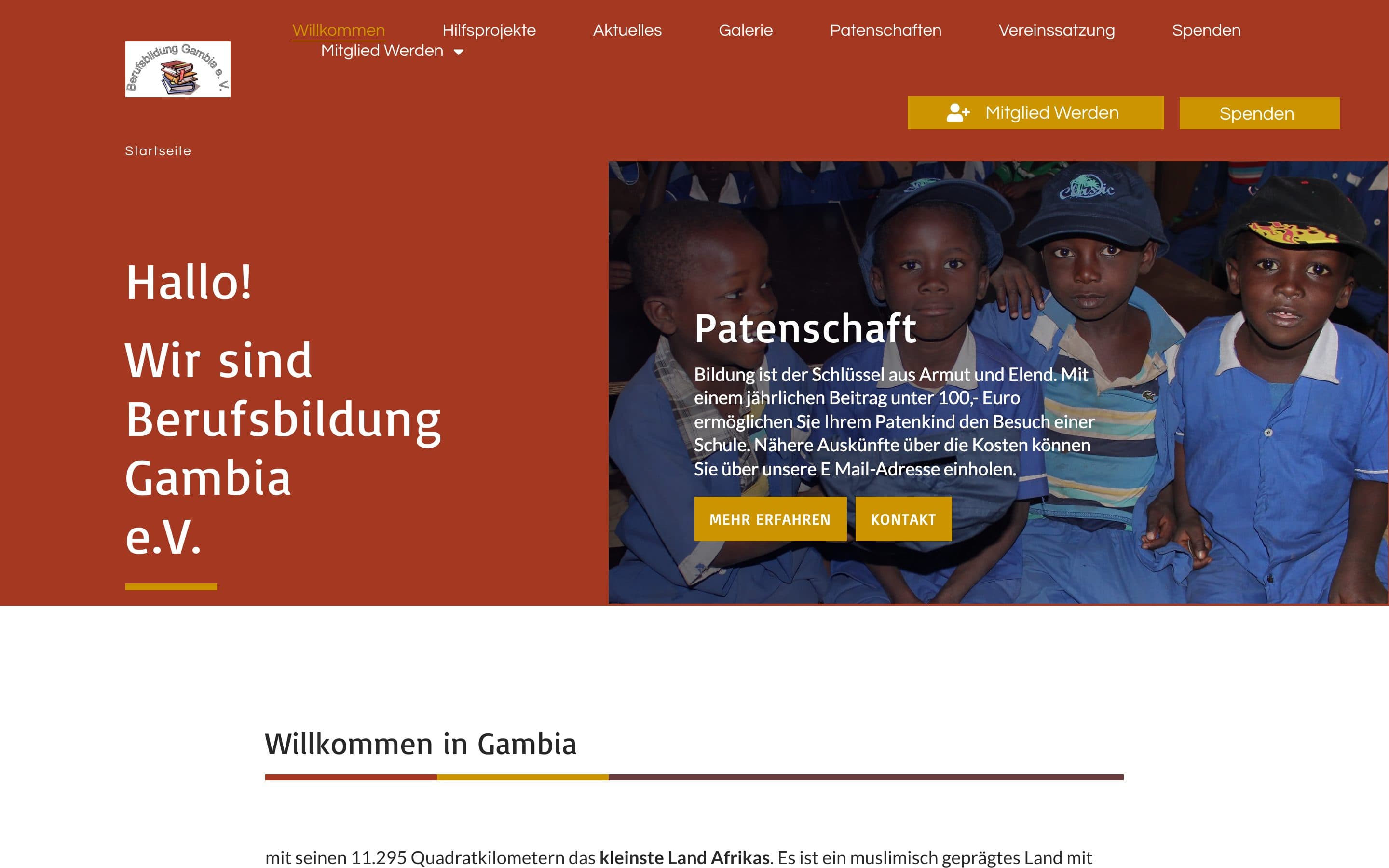 Berufsbildung Gambia Screenshot