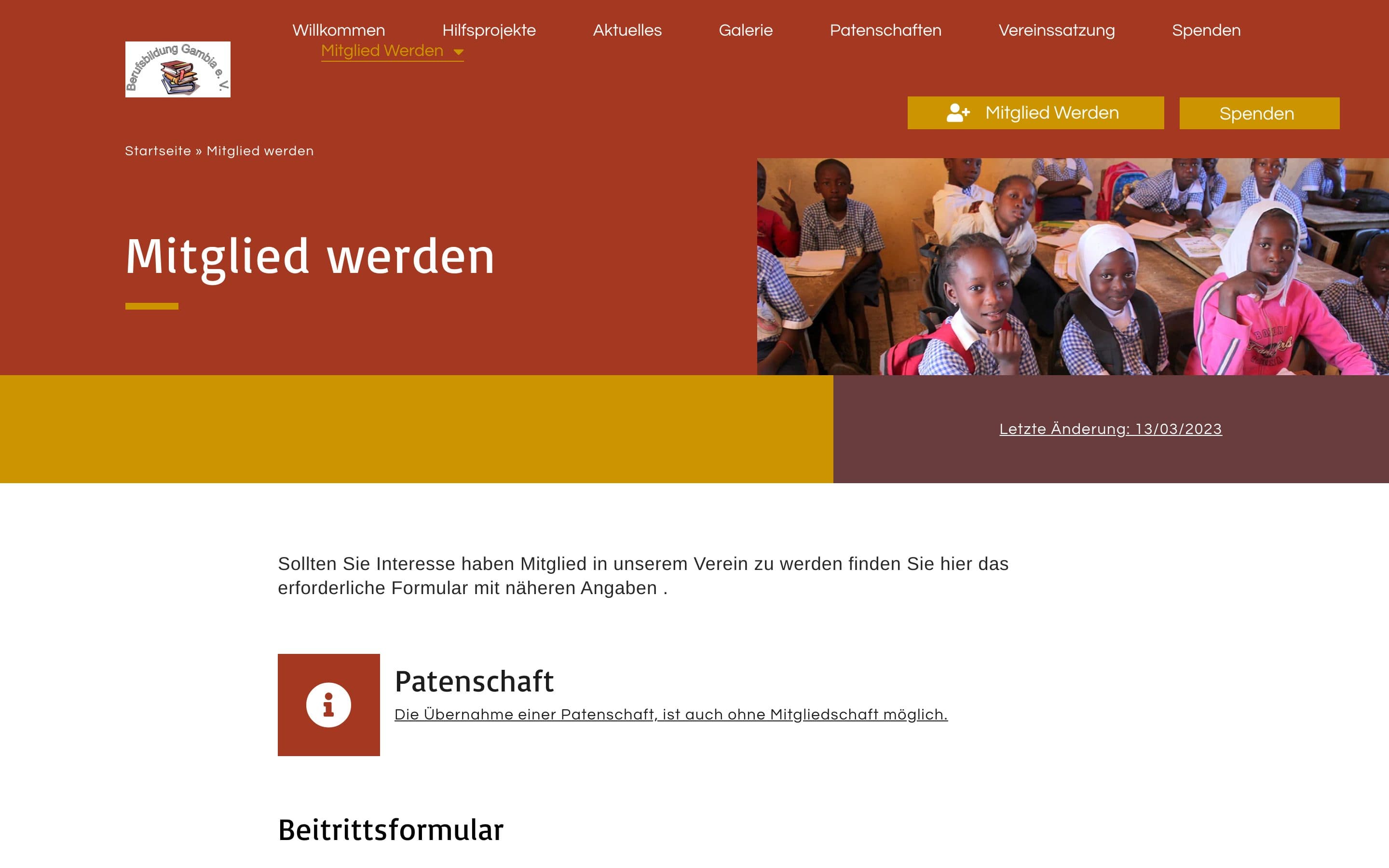Mitglied werden