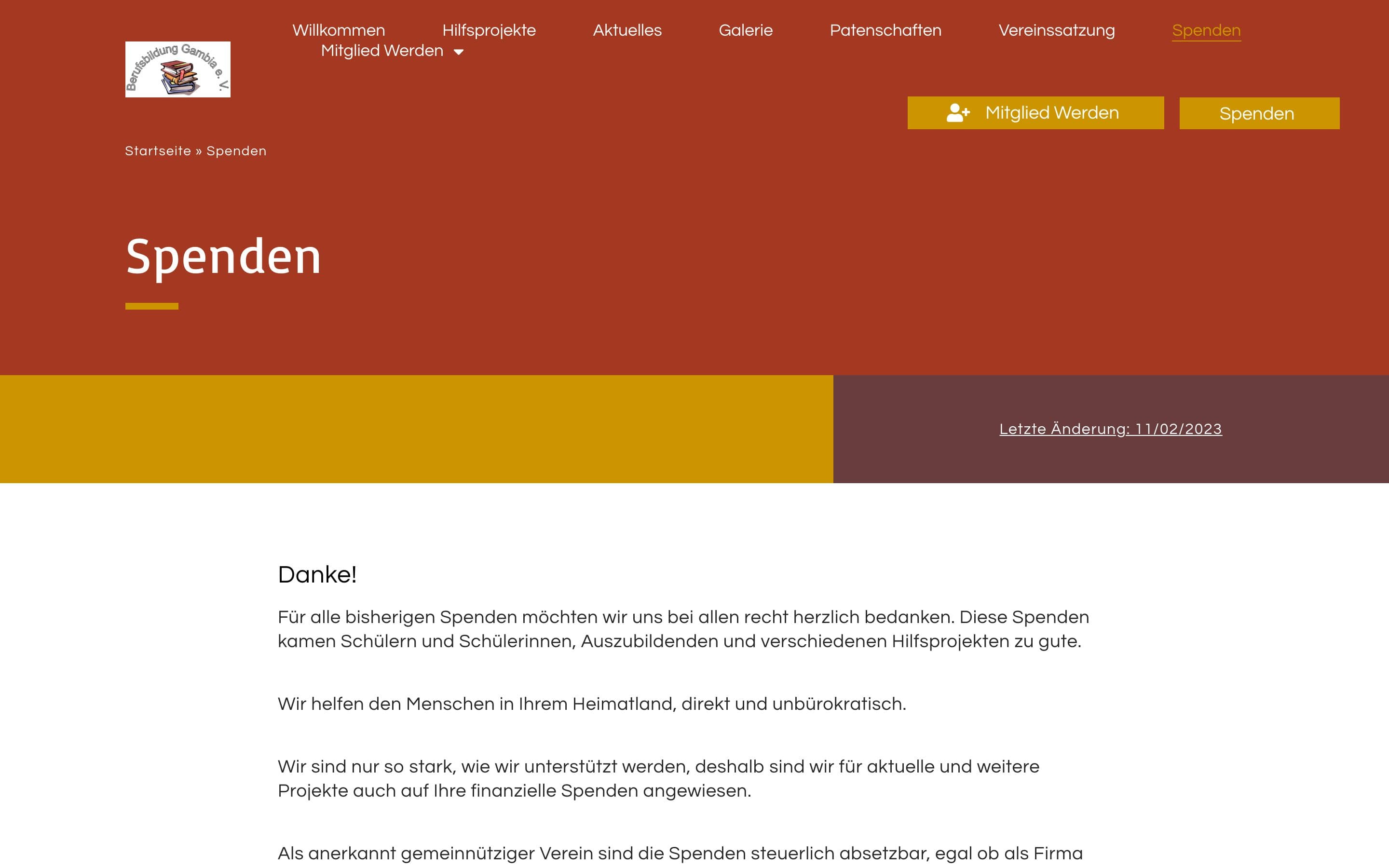 Spenden