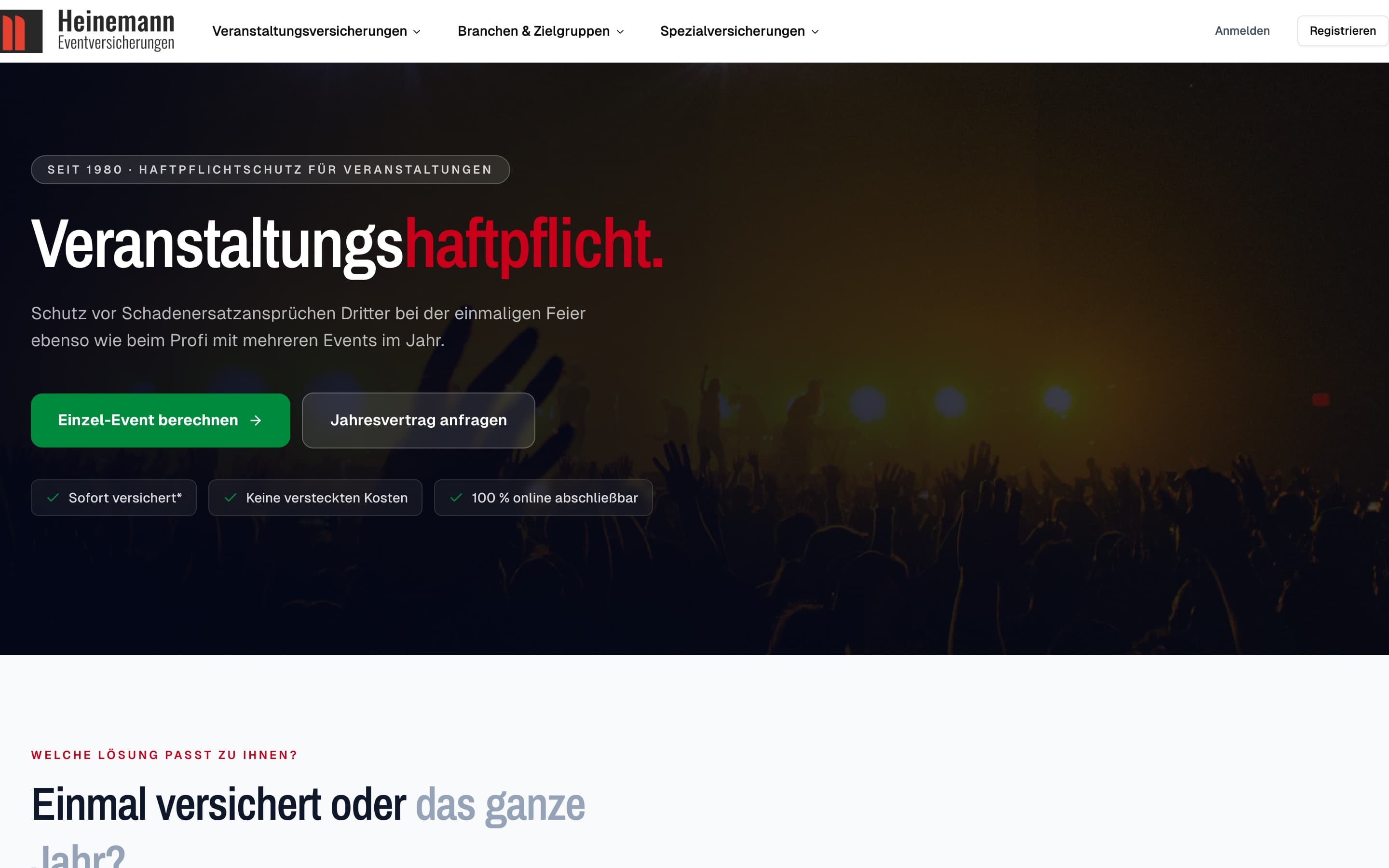 Veranstaltungs-Haftpflicht