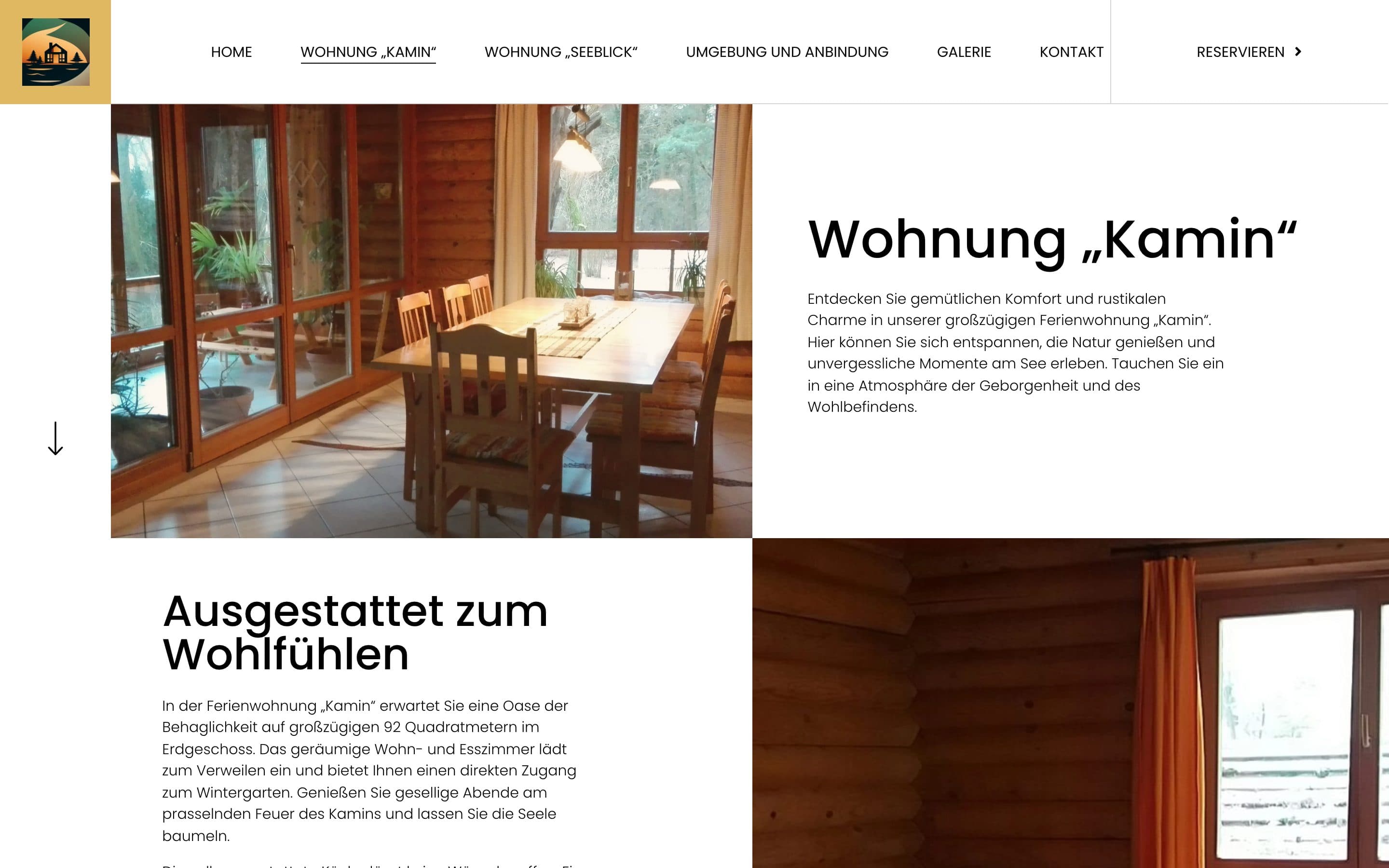Wohnung Kamin