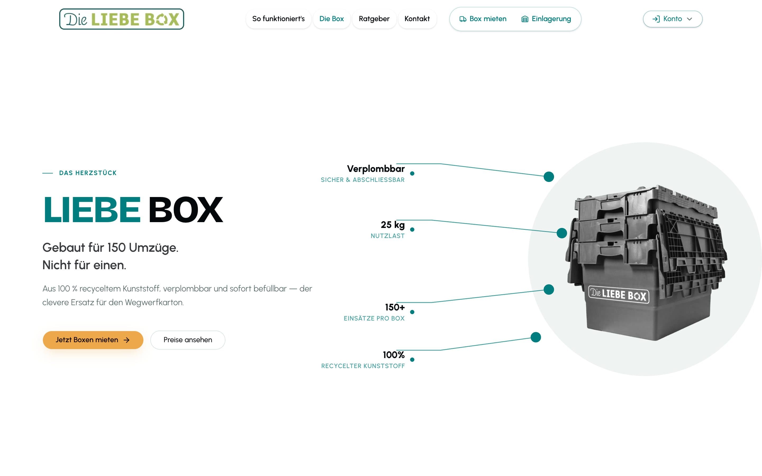 Die Liebe Box Produkt